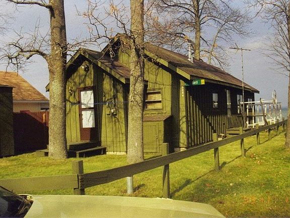 Back showing fence lines