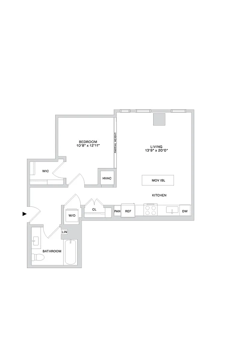 Floor plan A52 1X1