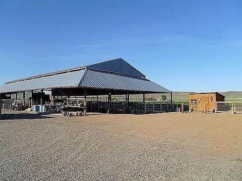 Huge open barn