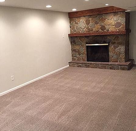 Finished game room