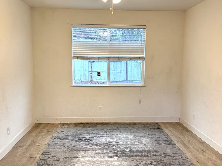 SEPERATE DINNING ROOM WITH A FAN