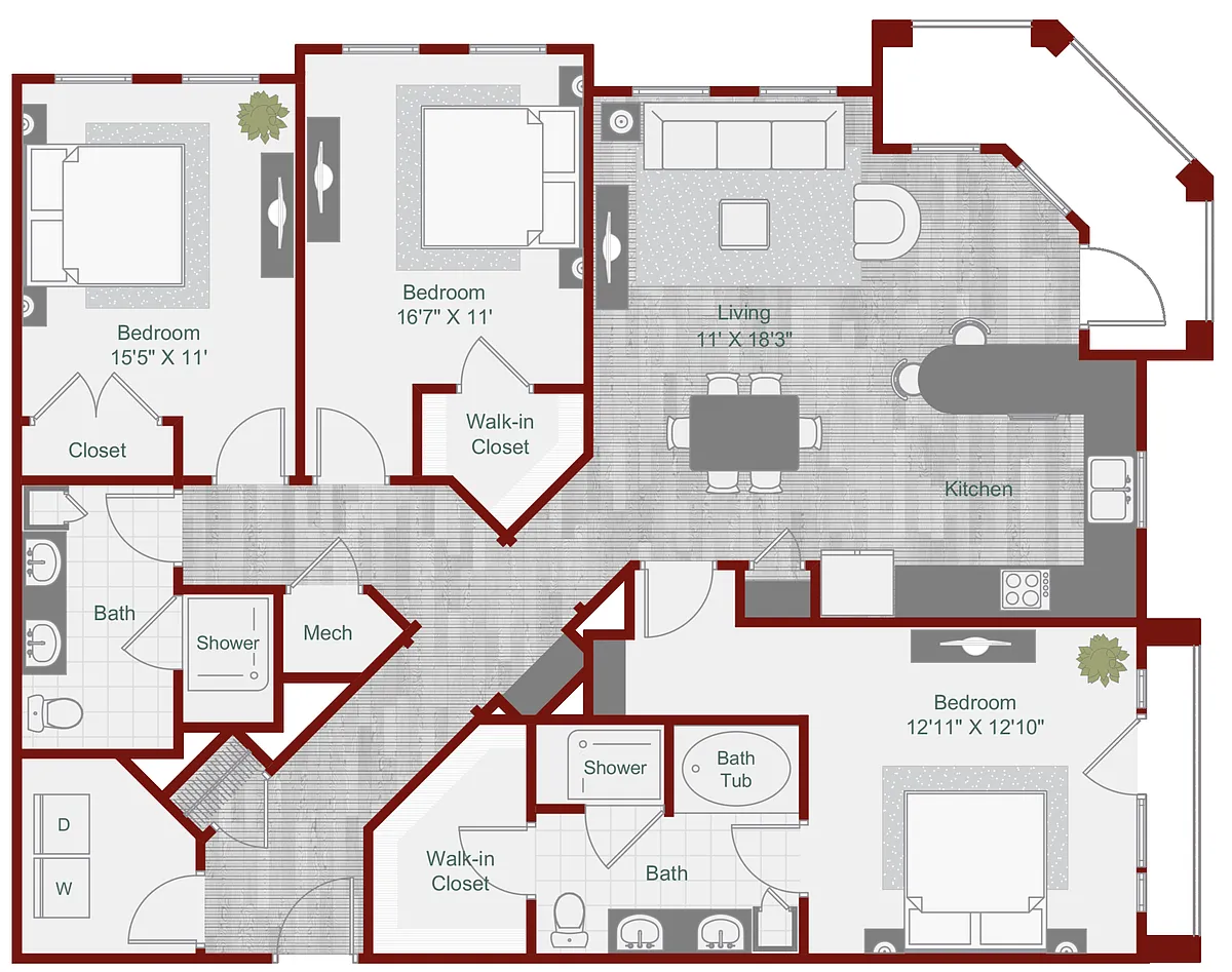 Floor plan C3-3