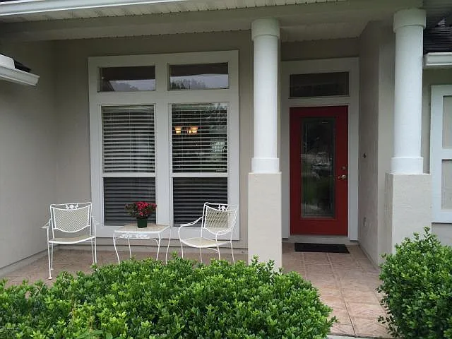 Front covered patio
