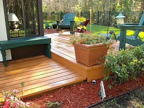 wood deck