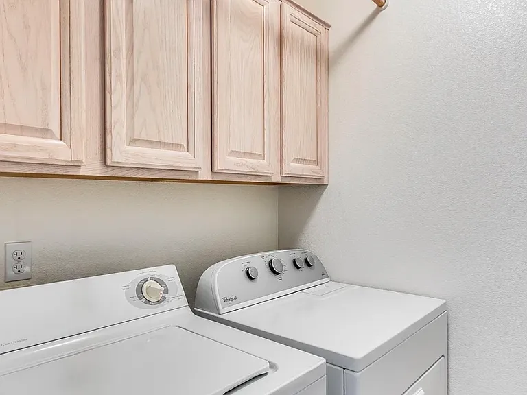 Laundry room.