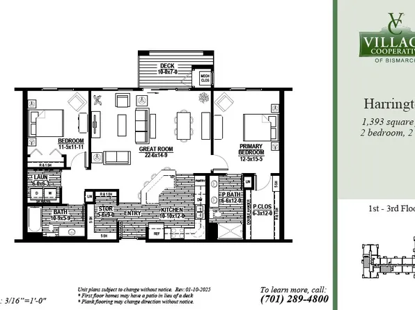 Harrington Plan, Village Cooperative of Bismarck (Active Adults 62+)