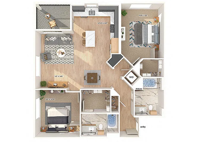 Floor plan B3