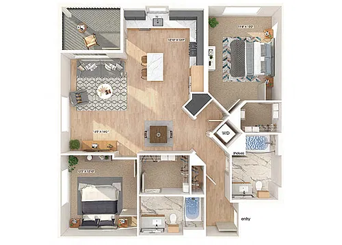 Floor plan B3