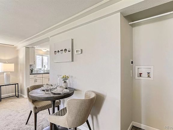 living room & laundry area