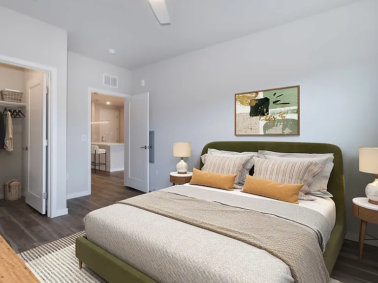 Bedroom with Hard Surface Flooring