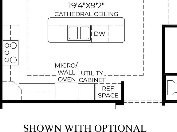 Optional Alternate Kitchen Layout