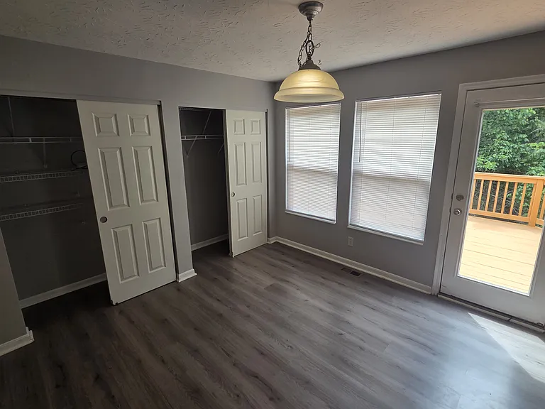Breakfast area with pantry and closet
