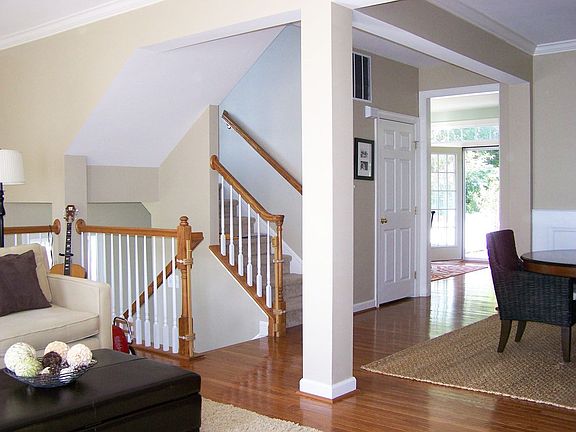 Viiew From Living Room Shows Off Open Floor Plan