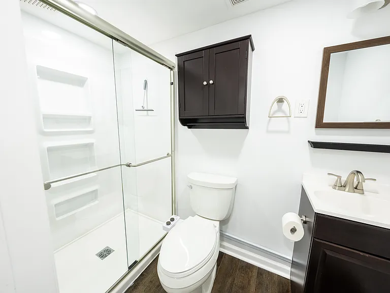 Basement bathroom