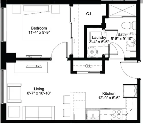 Floor plan TWO