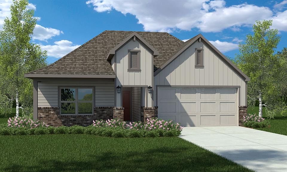 Front Elevation-D.R. Horton''s Desert Willow floor plan elevation C-All Home and community information, including pricing, included features, terms, availability and amenities, are subject to change at any time without notice or obligation. All Drawings, pictures, photographs, video, square footages, floor plans, elevations, features, colors and sizes are approximate for illustration purposes only and will vary from the homes as built.