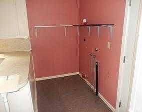 Laundry area off kitchen