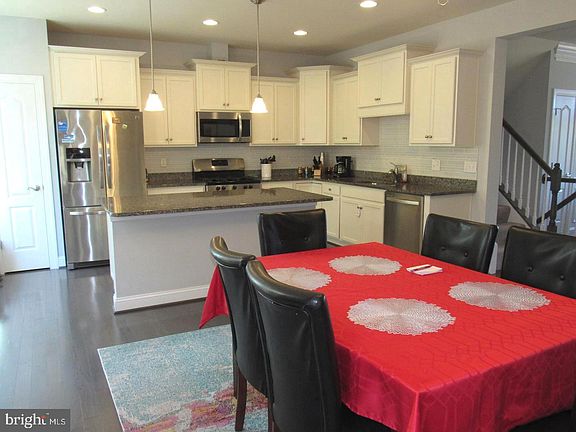 Dining area facing kitchen