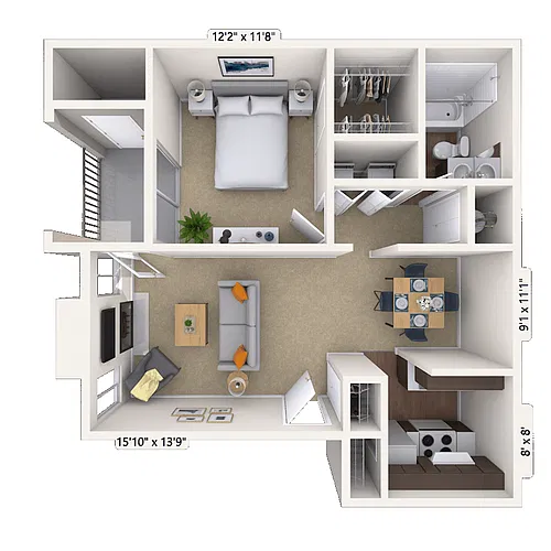 Floor plan Dogwood II