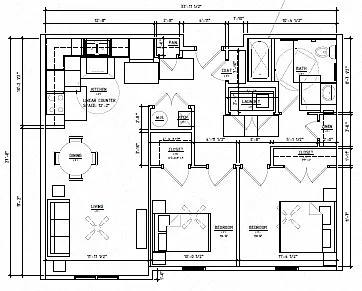 Floor plan Two Bedroom