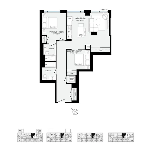 Floor plan Q0622