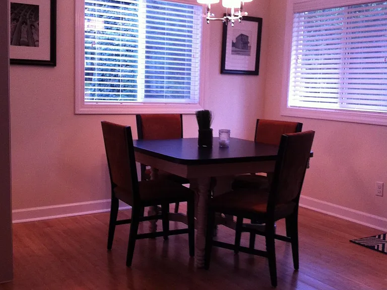 eat in kitchen with deck / yard view