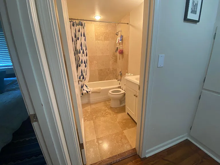 Bathroom from hall