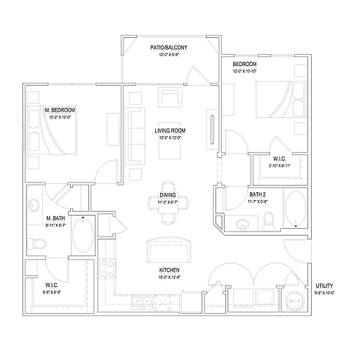 Floor plan E2