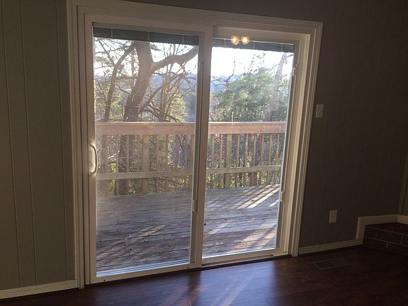 Den looking out over the deck
