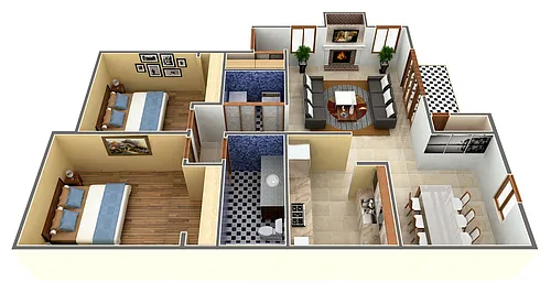 Floor plan 2X1