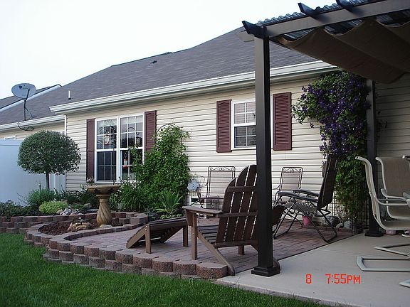 Patio and Pergola.