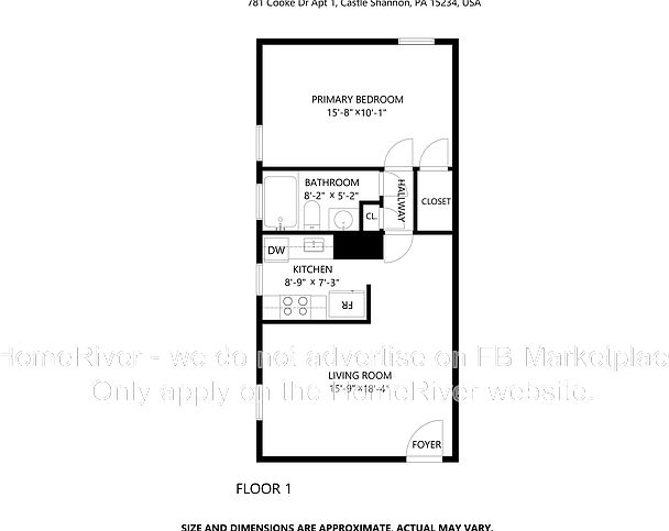 1st image of 781 Cooke Dr APT 1