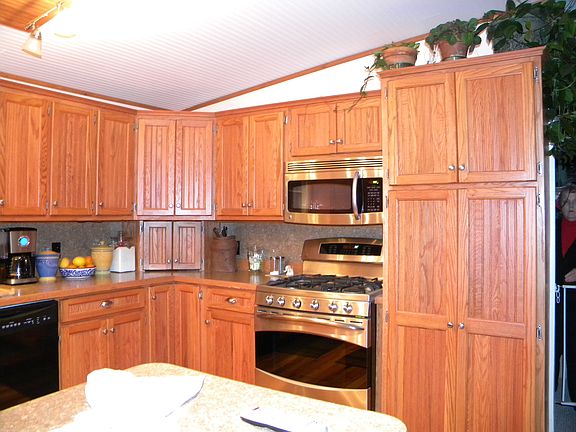 Custom oak kitchen