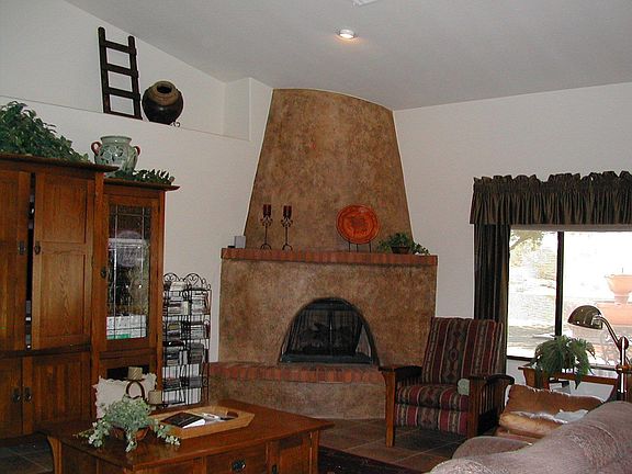 Beehive fireplace in great room