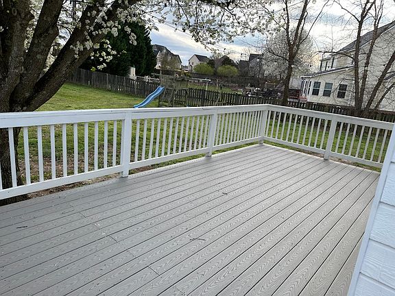 Large Deck and Backyard