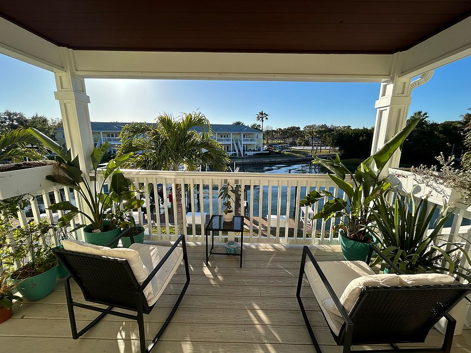 Waterfront views with an oversized deck