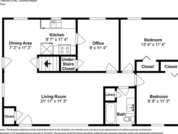 3rd image of 1440 Parkview Ln NE