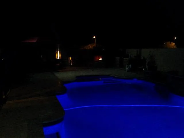 Pool at night