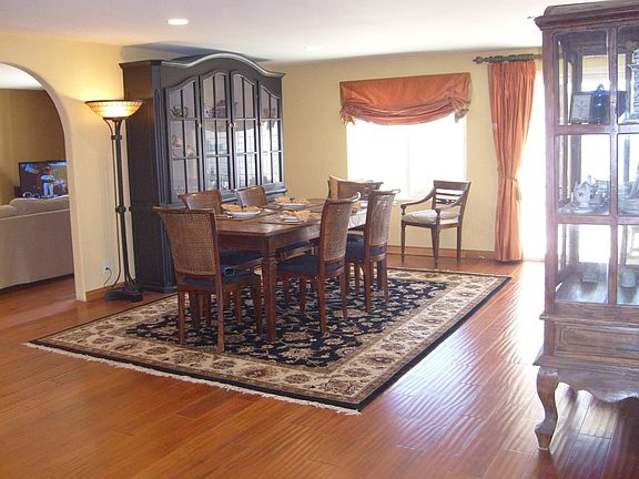 spacious dining room