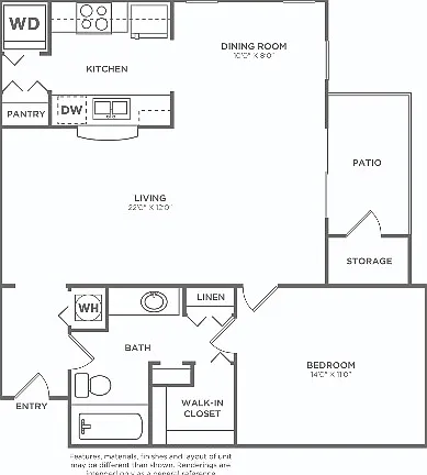 A3P | 1 bed 1 bath | 839 sq ft A3P | 1 bed 1 bath | 839 sq ft