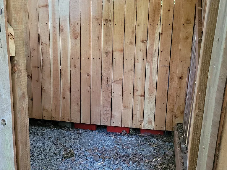 Exterior storage.