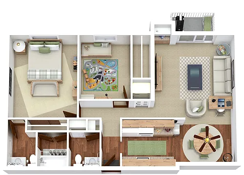 Floor plan 2 Bedroom