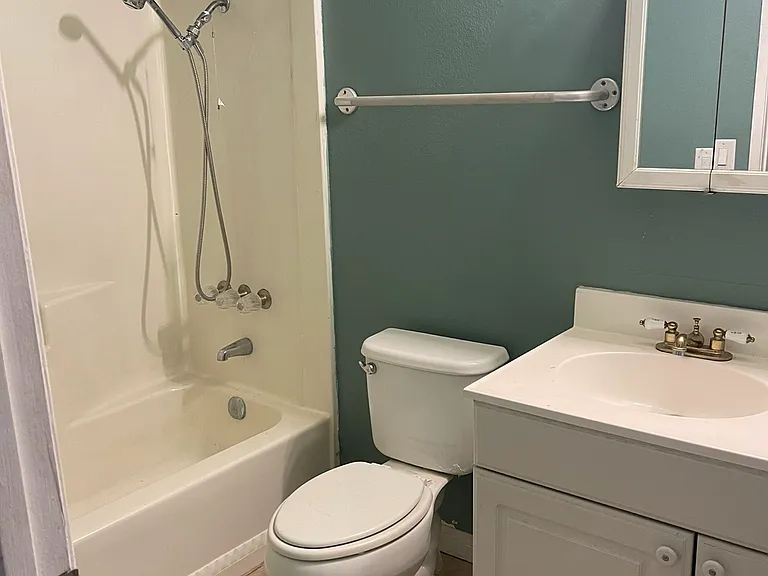Hallway bathroom