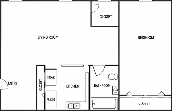 1 bedroom