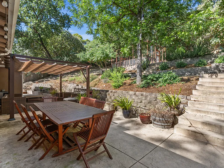 Patio, pergola, landscaping