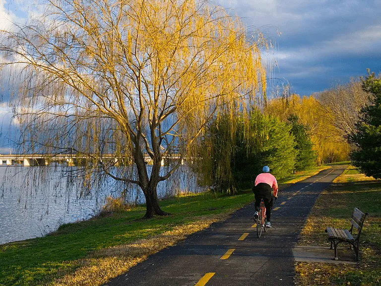 Bridgeyard is located directly on Mt. Vernon Paved Bike/Hike Trail