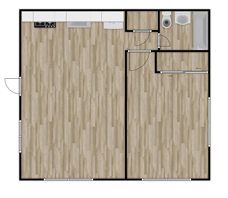 Floor plan Palm Gardens-A1