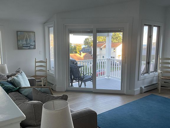 Living room and deck