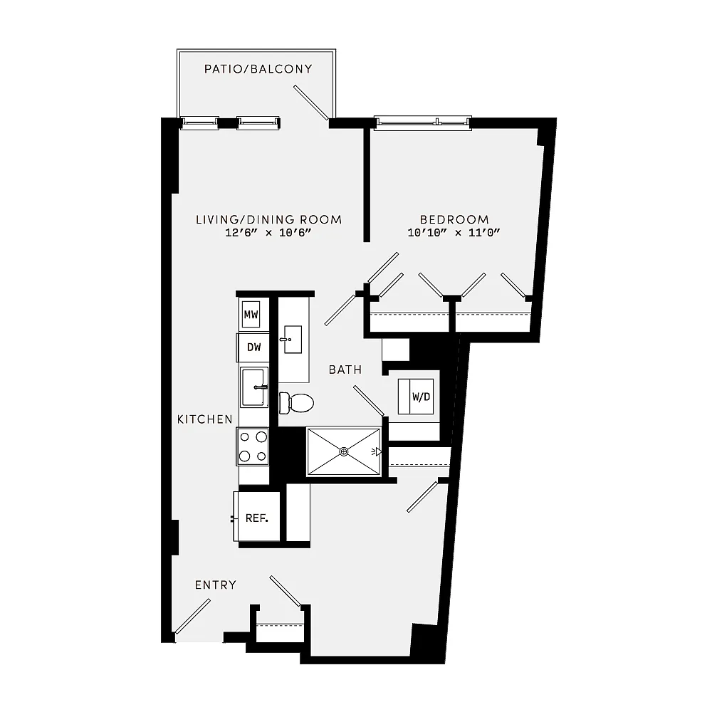 Floor plan A13