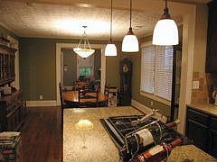 kitchen to dining room